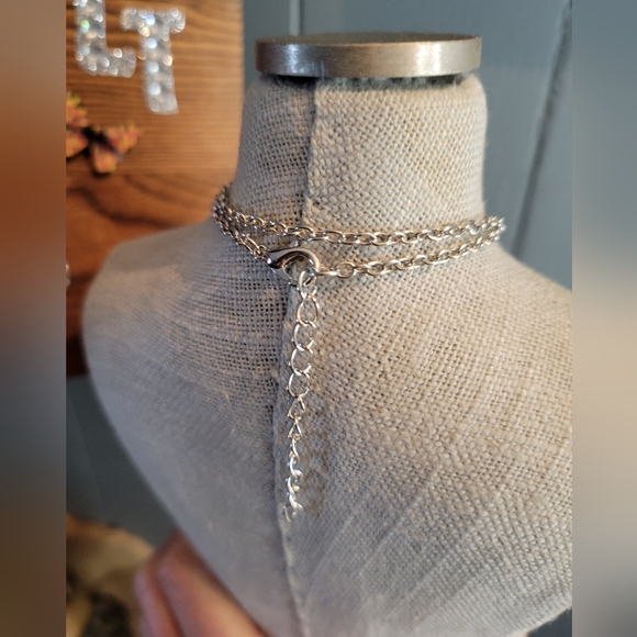 NWT beautiful handcrafted opaline quartz tree of life necklace silver ton - Picture 4 of 9